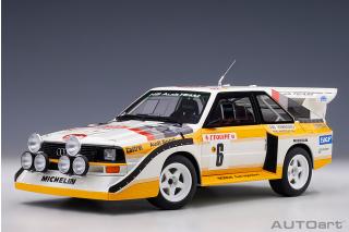 Audi Quattro S1 Rally Monte Carlo 1986 H. Mikkola/ A. Hertz #6 AutoArt 1:18