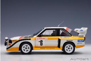 Audi Quattro S1 Rally Monte Carlo 1986 H. Mikkola/ A. Hertz #6 AutoArt 1:18