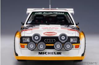 Audi Quattro S1 Rally Monte Carlo 1986 H. Mikkola/ A. Hertz #6 AutoArt 1:18