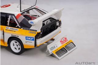 Audi Quattro S1 Rally Monte Carlo 1986 H. Mikkola/ A. Hertz #6 AutoArt 1:18