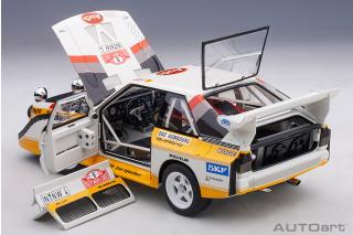 Audi Quattro S1 Rally Monte Carlo 1986 H. Mikkola/ A. Hertz #6 AutoArt 1:18