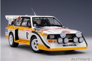 Audi Quattro S1 Rally Monte Carlo 1986 H. Mikkola/ A. Hertz #6 AutoArt 1:18