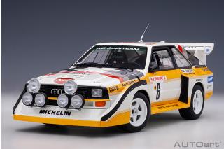 Audi Quattro S1 Rally Monte Carlo 1986 H. Mikkola/ A. Hertz #6 AutoArt 1:18