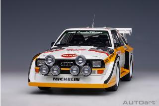 Audi Quattro S1 Rally Monte Carlo 1986 H. Mikkola/ A. Hertz #6 AutoArt 1:18