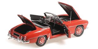 MERCEDES-BENZ 190 SL (W121) - 1955 – RED Minichamps 1:18 Metallmodell