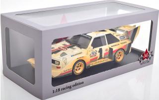 Audi Sport Quattro S1 Sieger Pikes Peak 1987 Röhrl DIRTY VERSION CMR Metallmodell 1:18 (2 Türen zu öffnen!