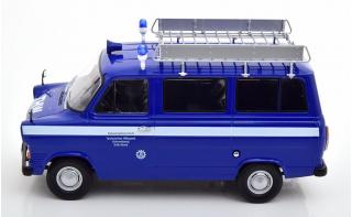 Ford Transit THW Köln 1965 mit Dachgepäckträger KK-Scale 1:18 Metallmodell (Türen, Motorhaube... nicht zu öffnen!)