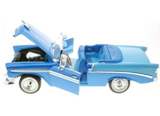 Chevrolet Bel Air metallic blau / hellblau 1956    Lucky Die Cast 1:18