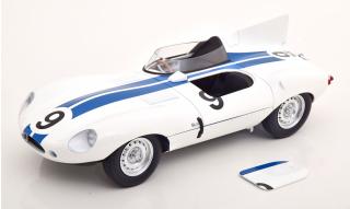 Jaguar D-Type Longnose #9 24h Le Mans 1955 mit abnhembarer Haube auf der Beifahrerseite CMR 1:18 Metallmodell (Motorhaube... nicht zu öffnen!)