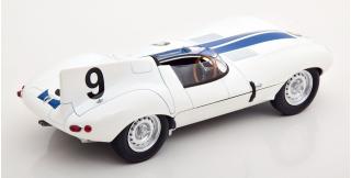 Jaguar D-Type Longnose #9 24h Le Mans 1955 mit abnhembarer Haube auf der Beifahrerseite CMR 1:18 Metallmodell (Motorhaube... nicht zu öffnen!)