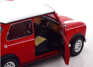 Mini Cooper Rechtslenker rot/weiß, mit zu öffnenden Türen KK-Scale 1:12