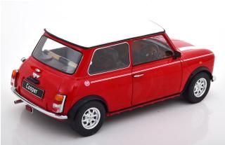 Mini Cooper Rechtslenker rot/weiß, mit zu öffnenden Türen KK-Scale 1:12