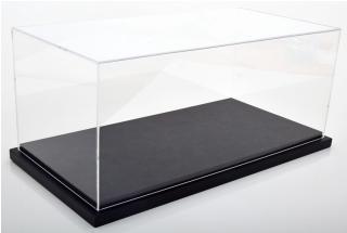 Acryl-Vitrine für ein 1:12 Modell mit Kunstleder Jewel Cases 1:12 Modellauto nicht im Lieferumfang enthalten!