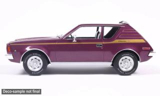 AMC Gremlin, lila/gold, 1970 MCG 1:18 Metallmodell, Türen und Hauben nicht zu öffnen