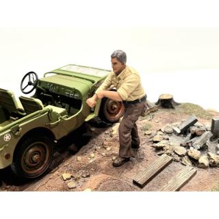 4x4 Mechanics - Figure #3 American Diorama 1:18 (Auto nicht enthalten!)