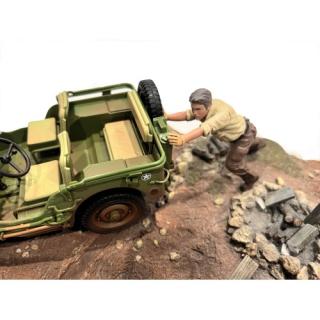 4x4 Mechanics - Figure #5 American Diorama 1:18 (Auto nicht enthalten!)