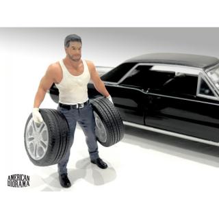 Figur - Muscle Mechanic #1 American Diorama 1:18 (Auto nicht enthalten!)