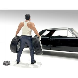 Figur - Muscle Mechanic #1 American Diorama 1:18 (Auto nicht enthalten!)