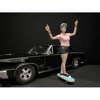 Figur Skateboarder - Figure IV (Auto nicht enthalten) American Diorama 1:18