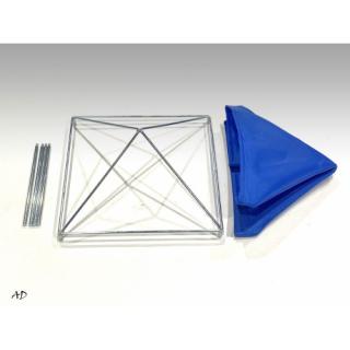 Accessory - Canopy (Chrome frame Blue canopy cover) American Diorama 1:18 (Auto und Figuren nicht enthalten!)