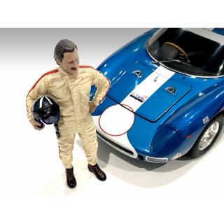 Figur Racing Legend - 1960s Driver B American Diorama 1:18 (Auto nicht enthalten!)