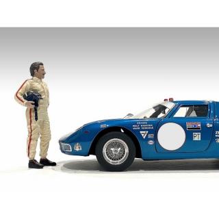 Figur Racing Legend - 1960s Driver B American Diorama 1:18 (Auto nicht enthalten!)