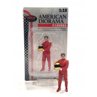 Racing Legend - 1980s Driver A American Diorama 1:18 (Auto nicht enthalten!)