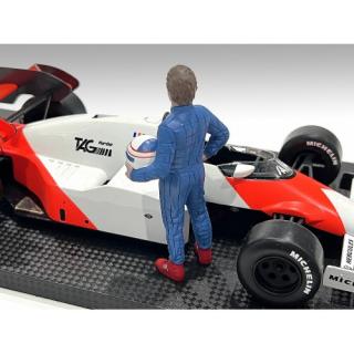 Racing Legend - 1980s Driver B American Diorama 1:18 (Auto nicht enthalten!)