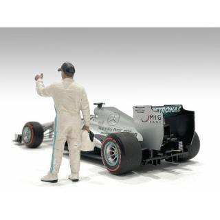 Racing Legend - 2000s Driver A American Diorama 1:18 (Auto nicht enthalten!)