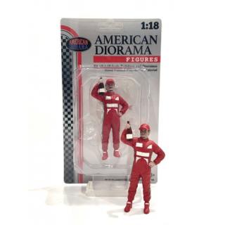 Racing Legend - 2000s Driver B American Diorama 1:18 (Auto nicht enthalten!)