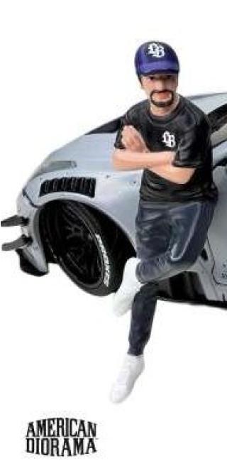 Figur Liberty Walk *LB NATION* - 1 American Diorama 1:18 (Auto nicht enthalten!)