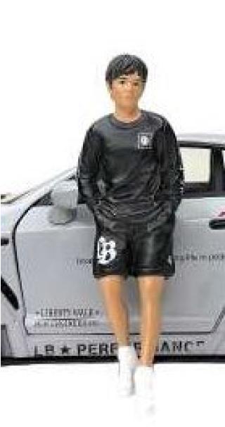 Figur Liberty Walk *LB NATION* - 5 American Diorama 1:18 (Auto nicht enthalten!)
