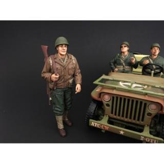 Figuren \"WWII US Army Figure -I\" American Diorama 1:18 (Auto nicht enthalten!)