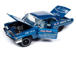 Pontiac Catalina 421 Super Duty Hardtop 1962 (Ensign Blue with racing letters) Legends of the Quarter Mile AW323