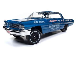Pontiac Catalina 421 Super Duty Hardtop 1962 (Ensign Blue with racing letters) Legends of the Quarter Mile AW323