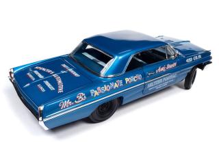 Pontiac Catalina 421 Super Duty Hardtop 1962 (Ensign Blue with racing letters) Legends of the Quarter Mile AW323
