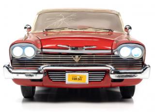 Plymouth Fury 1958  *Christine* Partially Restored, red dirty  Auto World 1:18