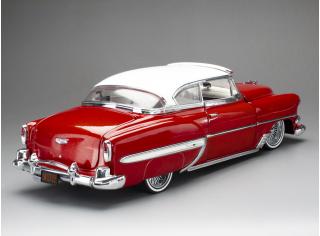 Chevrolet Bel Air Hard Top Coupe 1954  Lowrider, red (with movable suspension) SunStar Metallmodell 1:18