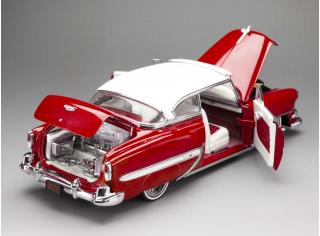 Chevrolet Bel Air Hard Top Coupe 1954  Lowrider, red (with movable suspension) SunStar Metallmodell 1:18