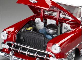 Chevrolet Bel Air Hard Top Coupe 1954  Lowrider, red (with movable suspension) SunStar Metallmodell 1:18