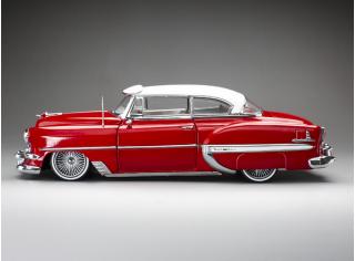 Chevrolet Bel Air Hard Top Coupe 1954  Lowrider, red (with movable suspension) SunStar Metallmodell 1:18