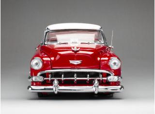 Chevrolet Bel Air Hard Top Coupe 1954  Lowrider, red (with movable suspension) SunStar Metallmodell 1:18