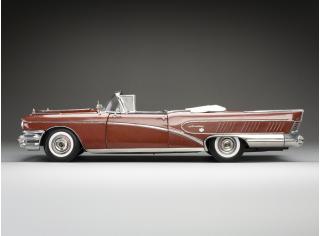 Buick Limited Riviera Open Convertible 1958  garnet red SunStar Metallmodell 1:18
