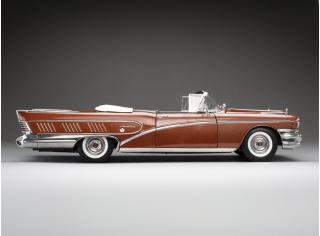 Buick Limited Riviera Open Convertible 1958  garnet red SunStar Metallmodell 1:18