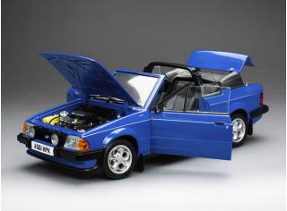 Ford Escort XR3i Cabriolet 1984  azure blue SunStar Metallmodell 1:18