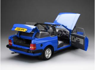 Ford Escort XR3i Cabriolet 1984  azure blue SunStar Metallmodell 1:18