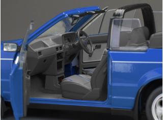 Ford Escort XR3i Cabriolet 1984  azure blue SunStar Metallmodell 1:18