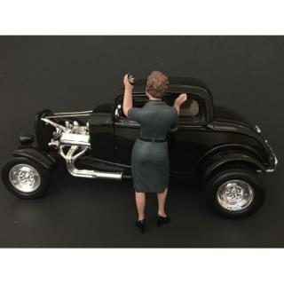 Figur \"50s Style\" IV (Auto nicht enthalten) American Diorama 1:18