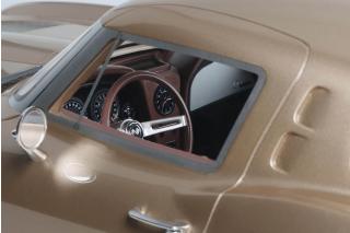 CHEVROLET CORVETTE C2 SADDLE TAN 1963 GT Spirit 1:12 Resinemodell (Türen, Motorhaube... nicht zu öffnen!)