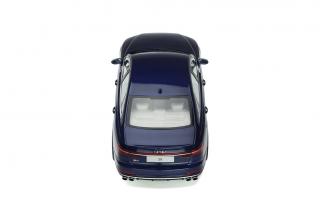 AUDI S8 Navarra blue 2020 GT Spirit 1:18 Resinemodell (Türen, Motorhaube... nicht zu öffnen!)